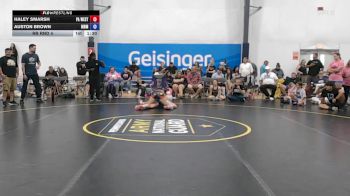 61 lbs Rr Rnd 4 - Haley Smarsh, PA West Black - W vs Auston Brown, Ohio Goons - W