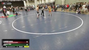 120 lbs Champ. Round 2 - Lander Bosh, Sanderson Wrestling Academy vs Jaxon Fish, Texas