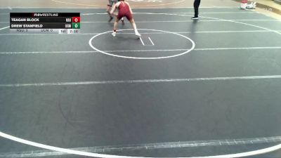 133 lbs Round 1 (6 Team) - Teagan Block, Northern State vs Drew Stanfield, Central Missouri