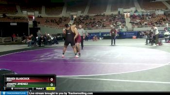 D1-285 lbs Cons. Round 2 - Braidi Glascock, Perry vs Joseph Jimenez, Maricopa