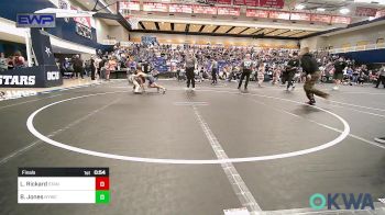 64 lbs Final - Lawson Rickard, Standfast OKC vs Braylen Jones, Newcastle Youth Wrestling