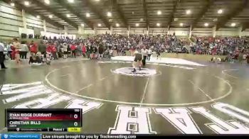 190 lbs Cons. Round 1 - Ryan Ridge Durrant, American Fork vs Christian Bills, Orem
