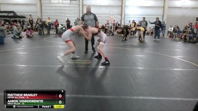 135 lbs Round 1 (4 Team) - Matthew Bradley, Metro All Stars vs Aaron Vannoordwyk, Ninja Killer