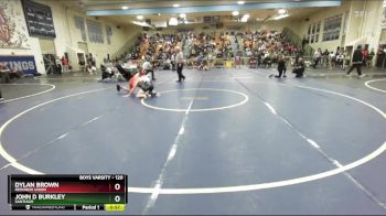 120 lbs Cons. Round 3 - John D Burkley, Santiago vs Dylan Brown, Redondo Union