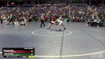 1A 138 lbs Cons. Round 1 - Jair Ulloa, Uwharrie Charter Academy vs Rylan Paul, Northside (Pinetown)