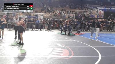 190 3A Champ. Round 1 - Daniel Sanchez, Miami Southridge Hs vs Luke Palukaitis, George M. Steinbrenner