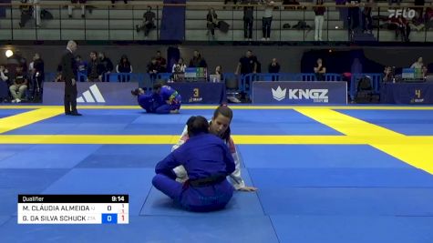 MARIA CLÁUDIA ALMEIDA SILVA vs GABRIELE DA SILVA SCHUCK 2024 European Jiu-Jitsu IBJJF Championship