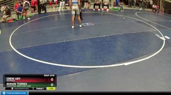 118 lbs Cons. Round 3 - Crew Udy, Richfield vs Roman Torres, Champions Wrestling Club