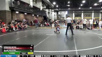 46 lbs Finals (2 Team) - Spencer Reyes, Hastings Wrestling Academy vs Blair Halsted, Rocky And The Bullwinkles