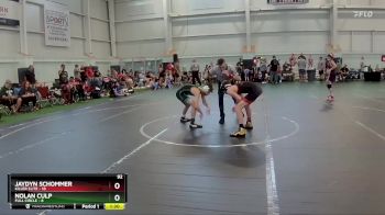 92 lbs Round 4 (8 Team) - Jaydyn Schommer, Killer Elite vs Nolan Culp, Full Circle