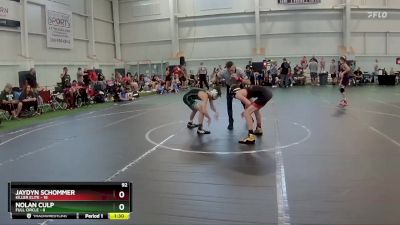 92 lbs Round 4 (8 Team) - Jaydyn Schommer, Killer Elite vs Nolan Culp, Full Circle