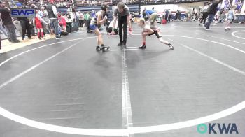 67 lbs Round Of 16 - Whitlee Combs, Cowboy Wrestling Club vs Waylon Coney, Choctaw Ironman Youth Wrestling