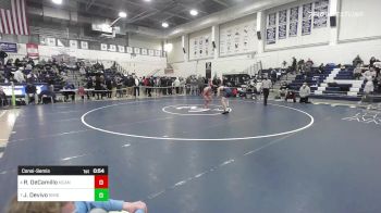 138 lbs Consolation - RJ DeCamillo, New Canaan vs James Devivo, Simsbury