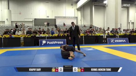 Renmel Monzon Tiong vs KHAPHY SARY 2025 World IBJJF Jiu-Jitsu No-Gi Championship