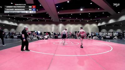 165 lbs Champ. Round 3 - Arment Waltenbaugh, Pennsylvania vs Zachary Meisenzahl, West Virginia