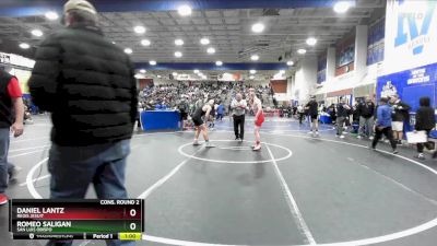 144 lbs Cons. Round 2 - Romeo Saligan, San Luis Obispo vs Daniel Lantz, Regis Jesuit