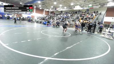 190 lbs Champ. Round 1 - Adrian Estrada, Warren vs Sabastian Esparza, Bishop Amat