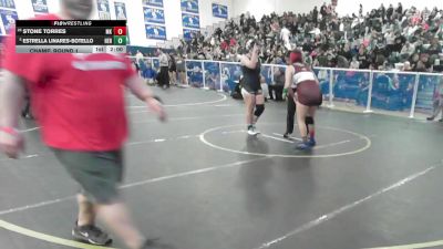 170 lbs Champ. Round 1 - Estrella Linares-Botello, Heritage vs Stone Torres, Mark Keppel