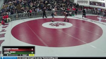 120 lbs Cons. Round 3 - Zayiden Magana, Western vs Angel Menez, Desert Pines