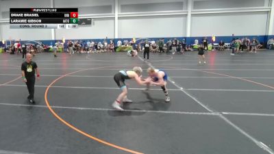 165 lbs Cons. Round 3 - Drake Brasiel, Unattached vs Laramie Gibson, All American TC