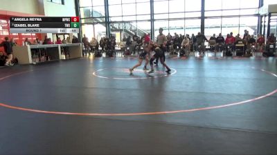 N-4 lbs Round 1 - Angela Reyna, Mt. Pleasant Wrestling Club vs Izabel Blake, Tomahawk Wrestling Club