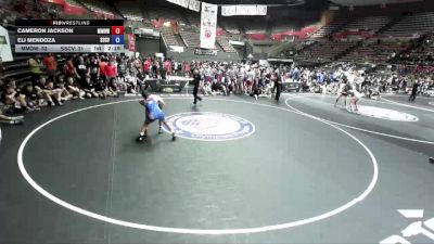 113 lbs Cameron Jackson, MDWA - Mount Diablo Wrestling Association vs Eli Mendoza, SCVWA - Santa Clara Valley Wrestling Association