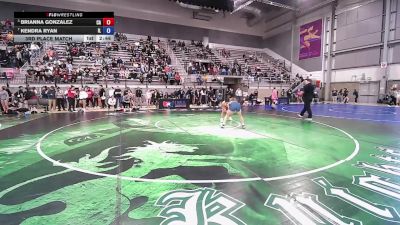 U23 Women - 53 lbs 3rd Place Match - Brianna Gonzalez, CA vs Kendra Ryan, IL
