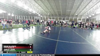 77 lbs Quarterfinal - Ridge Ellifritz, Top Of The Rock WC vs Oakley Crain, Deer Park Ironman WC