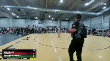 110 lbs Champ. Round 3 - Phoebe Gutierrez, Adams City vs Ava Miller, Canon City