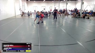 165 lbs Placement Matches (8 Team) - Hunter Bell, Idaho vs James Hill, Kansas