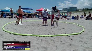 194-204 lbs Round 1 - Julian Burgett, Fishers Wrestling Club vs Noah Phillips, Georgia