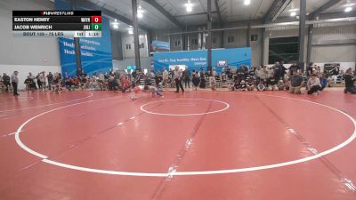 75 lbs Quarterfinal - Easton Henry, Waynesburg vs Jacob Wenrich, Julian
