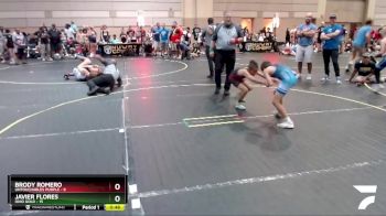 70 lbs Finals (8 Team) - Brody Romero, Untouchables Purple vs Javier Flores, Ohio Gold