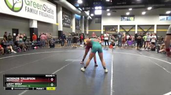 142 lbs Round 4 (6 Team) - Mckenzie Tollefson, FEWTeamIowa vs Lizzy Wolf, Valkyrie Of Goldfinch