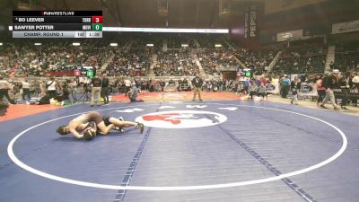 3A-113 lbs Champ. Round 1 - Sawyer Potter, Mountain View vs Bo Leever, Torrington