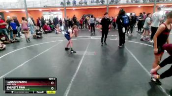 95 lbs Quarterfinal - Everett Finn, Grizzlies Wrestling Club vs Landon Patch, Hard Rock