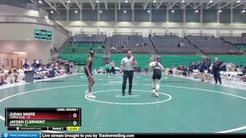 126 lbs Quarters & 1st Wb (16 Team) - Judah White, Carrollton vs Jayden Clermont, Norcross