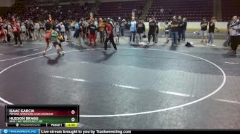 110 lbs 1st Place Match - Hudson Bragg, Bear Cave Wrestling Club vs Isaac Garcia, Pomona Wrestling Club Colorado