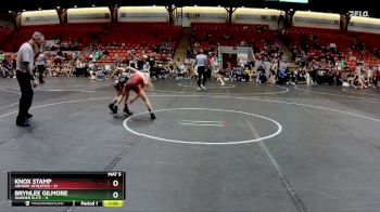 80 lbs Round 1 (8 Team) - Knox Stamp, Armory Athletics vs Brynlee Gilmore, Warner Elite