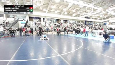 132 lbs Champ. Round 1 - Kane Blackard, Sanderson Wrestling Academy vs Camden Caufield, RWC - Roy Wrestling Club