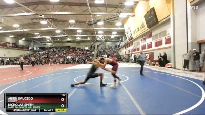 150 lbs Cons. Round 2 - Nicholas Smith, Barry Goldwater High School vs Aiden Saucedo, Winslow