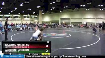 120 lbs Semis & Wb (16 Team) - Jackson Harrison, 212 Wrestling vs Brayden McMillan, Indiana Smackdown Black