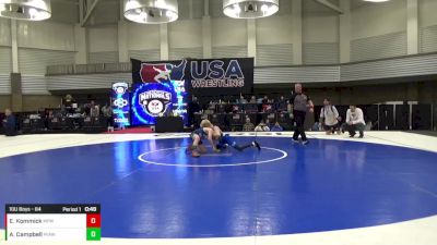 10U Boys - 84 lbs Quarters - Easton Kommick, Michigan Premier WC vs Alden Campbell, Pennsylvania