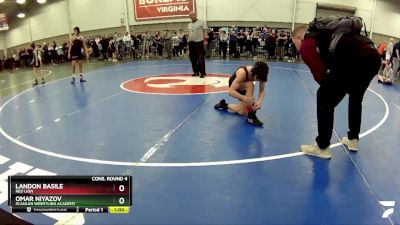 102 lbs Cons. Round 4 - Landon Basile, Red Lion vs Omar Niyazov, Scanlan Wrestling Academy