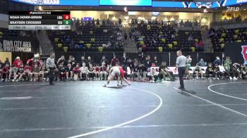 165 lbs 5th & 7th Place - Brayden Crosser, Dallas Center-Grimes vs Noah Howk-Erwin, Linn-Mar