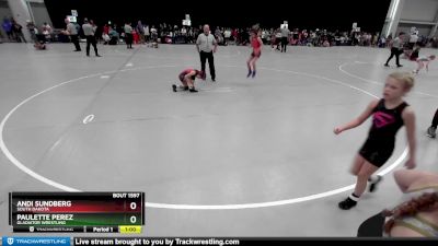 66-69 lbs Semifinal - Andi Sundberg, South Dakota vs Paulette Perez, Gladiator Wrestling