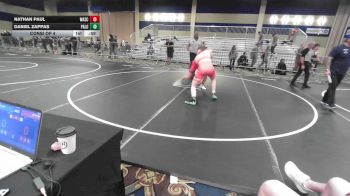 165 lbs Consi Of 4 - Nathan Paul, Wasco Yourh Wrestling vs Daniel Zappas, Palo Alto Elite