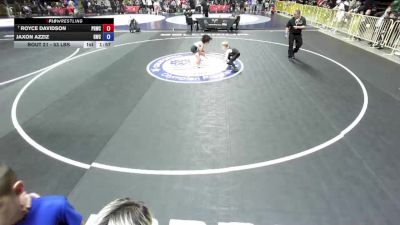 63 lbs Champ. Round 1 - Royce Davidson, Peterson Grapplers Wrestling Club vs Jaxon Azziz, Granite Wrestling Club