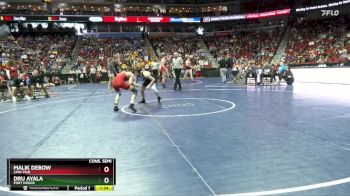 3A-120 lbs Cons. Semi - Malik DeBow, Linn-Mar vs Dru Ayala, Fort Dodge