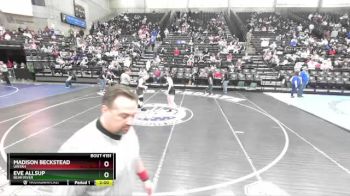 4A 170 lbs Quarterfinal - Eve Allsup, Bear River vs Madison Beckstead, Uintah